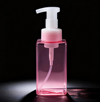 Bouteille vide en PETG de 250 ml, 450 ml, 650 ml avec pompe moussante pour shampoing, gel douche, savon liquide, avec bouchon à vis pour soins personnels