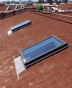 Fenêtre de toit verticale moderne en alliage d'aluminium à prix d'usine, simple, fixe, double vitrage, faible coût, vente en gros - Product Image 5