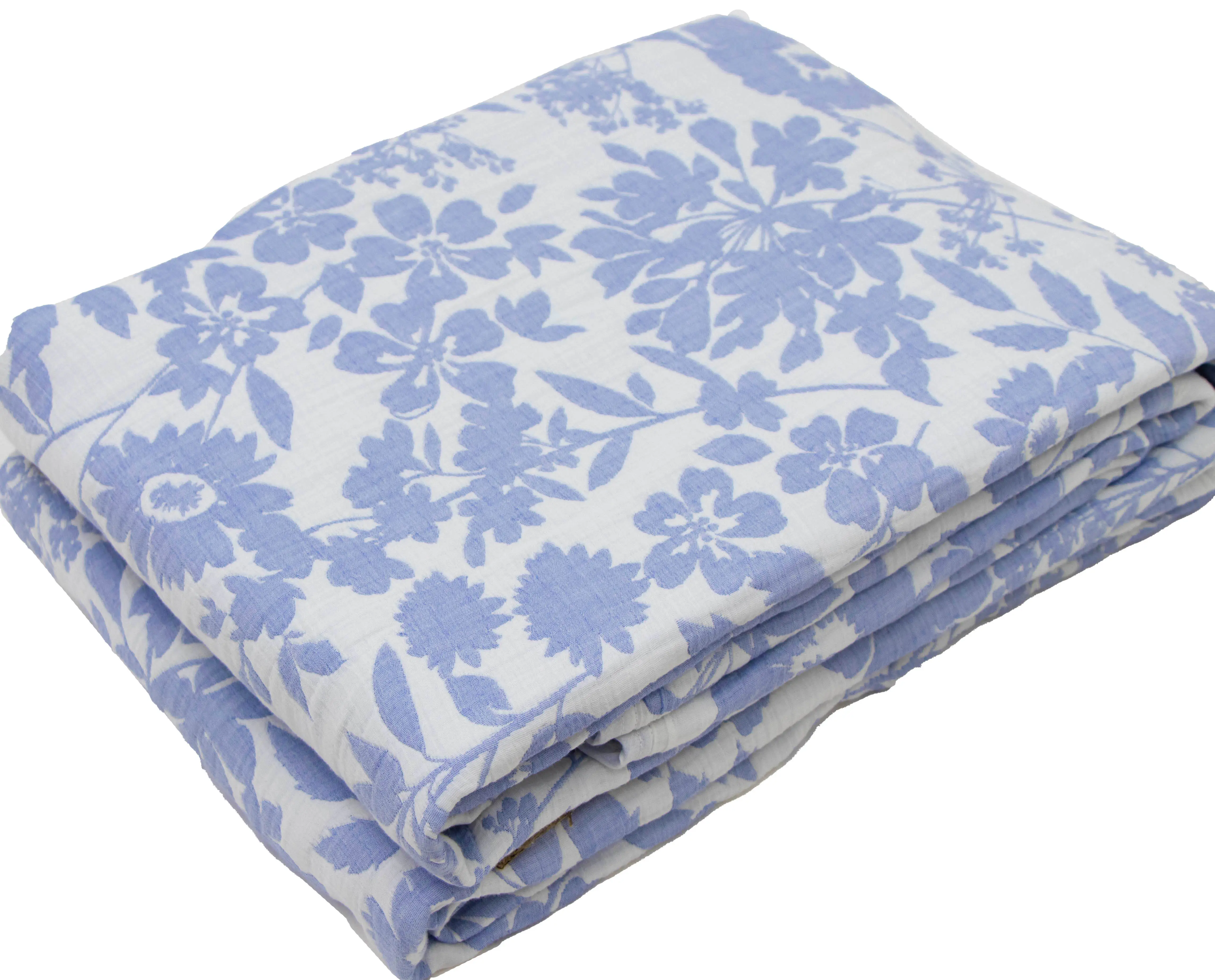 navy blue embroidered texture washable waterproof mount double bed beach blanket wholesale all season