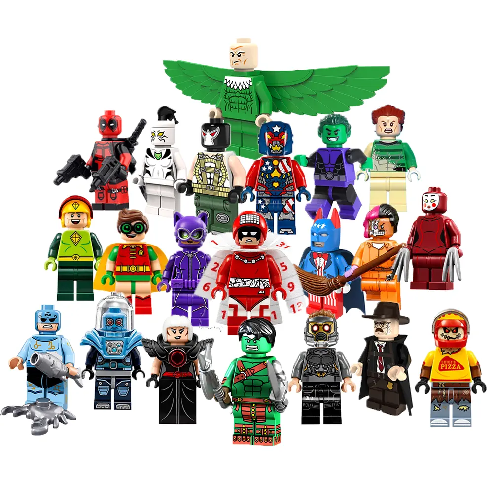 Super hero Rare mini figures all characters action movie toys gift for collectors Compatible with major brand building blocks
