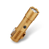 Briquets électroniques d'extérieur Camping Survival Rechargeable Usb Smart Waterproof Pocket Zinc Alloy Electric Arc Briquet