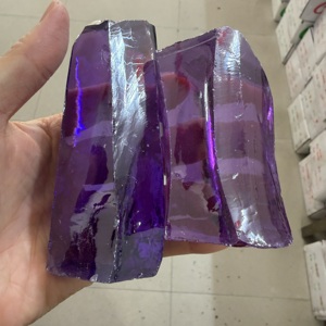1 kg de zircone cubique synthétique brute de couleur violette lavande pour la découpe de pierres précieuses - Product Image 1