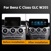Système Linux pour voiture de 10,25/12,3 pouces pour Mercedes-Benz Classe C W205 S205, lecteur vidéo de navigation CarPlay, Android Auto