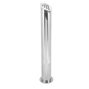 Outdoor Round steel ashtray trash can standing ashtray bin