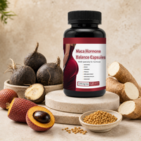 Capsules d'extrait de Aguaje, Maca noire et racine de Kudzu à marque privée OEM pour l'amélioration des fessiers féminins et le soutien de l'énergie et de la vitalité