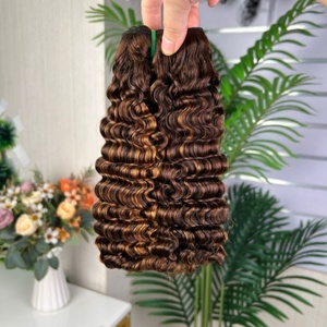 Lot de Cheveux Bouclés Birmans 12A en Gros, Vente Chaude, 100g par Paquet, Double Drawn, Extension de Cheveux Bouclés Pissy, 100% Cheveux Humains - Product Image 3