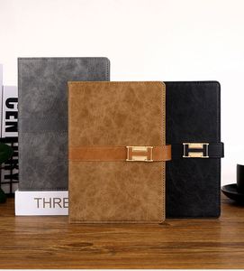 Nouveauté 2026 : Carnet A5 en cuir PU rigide, 100 feuilles, promotionnel, personnalisable avec logo pour entreprises - Product Image 3