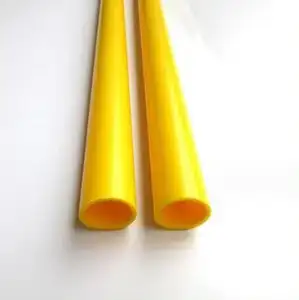 Tubos de drenagem de plástico PVC resistente à corrosão, acessórios de suporte industrial de 1m e perfis de plástico com serviço de corte