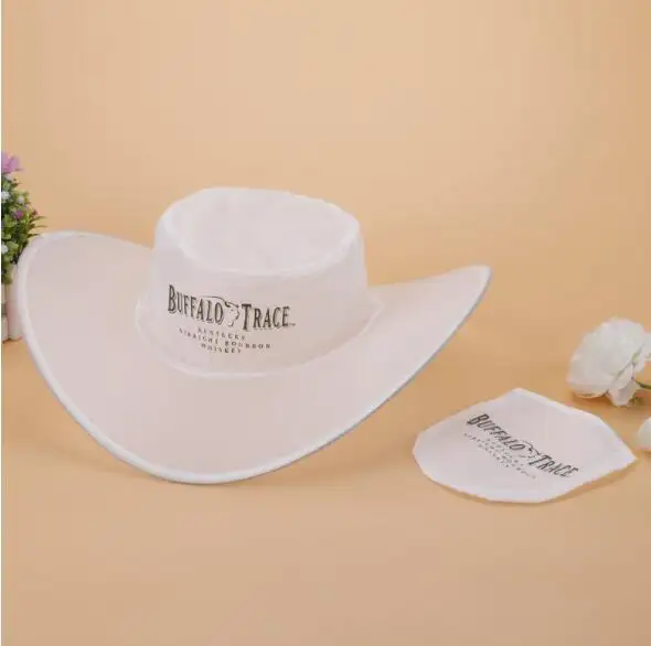 Outdoor Hot Sale Cheap Polyester Adult Foldable Hat With Pouch