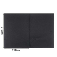 Carpeta para Certificados A4 Personalizable, Papel de Cartón Verde, Impresión UV, Impresión de Logotipo Negro