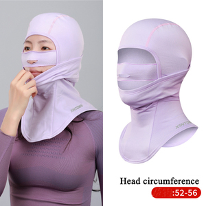 ผ้าคลุมหน้าไหมเย็นสำหรับฤดูร้อน ป้องกันรังสียูวี ระบายอากาศได้ดี น้ำหนักเบา ใช้คลุมคอ สำหรับปั่นจักรยาน ขี่มอเตอร์ไซค์ เล่นกีฬากลางแจ้ง ผ้าพันคอหลากสี - Product Image 5
