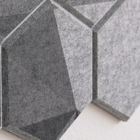 Isolation phonique décorative écologique Panneau en feutre PET Panneau acoustique en polyester insonorisé
