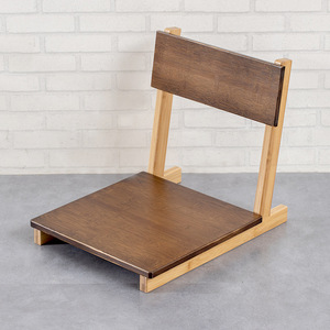 Tatami Chair With Backrest Solid Wood <b>Folding</b> Chair Japanese Style Living Room Chair Bedroom Seat - Product Image 3