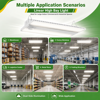 Stock local – Projecteur linéaire LED ETL DLC homologué, puissance réglable 160W 200W 240W, pour ateliers