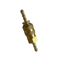 Raccord rapide en laiton de type Euro Mini avec raccord cannelé pour tuyau, personnalisable OEM pour outils pneumatiques