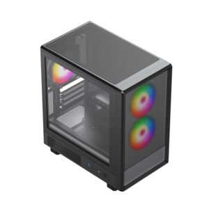 Nouveau design série <span class=keywords><strong>OM</strong></span> tour médiane USB3.0 ABS support de panneau avant micro atx carte mère boîtier d'ordinateur pour étui pour pc de jeu - Product Image 2