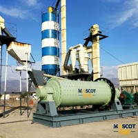 Broyeur à boulets industriel à économie d'énergie pour le broyage du clinker de ciment et la production de poudre de ciment finie, broyeur tubulaire de 1100 kW