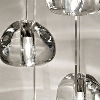 Lustre moderne en fer forgé et cristal, design créatif rotatif, pour villa, duplex, escalier, fenêtre, salon, avec télécommande et économie d'énergie