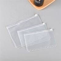 Pochette Ziplock A6 avec Logo Personnalisé, Classeur à 6 Trous, Inserts pour Cahier à Spirale, Classeur à 6 Anneaux pour Produits de Classement