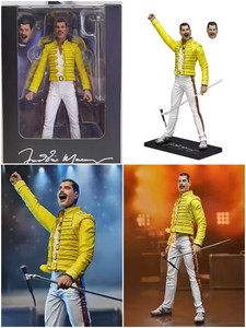 NECA Reine Freddie Mercury Farrokh Bomi Bulsara Articulated Joints Mobile Action Figure Movie Vinyl Doll Collection Model Gift - Product Image 3