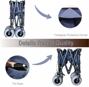 New Hot Items shopping wagon folding beach <b>trolley</b> wagon cart folding beach <b>camp</b> <b>trolley</b> - Product Image 6