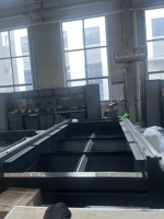 Base de machine en acier au carbone pour découpe laser CNC, avec portique coulissant et kit de pièces de transmission