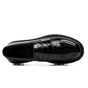 Chaussures habillées et Richelieu pour hommes, nouveau design, en cuir microfibre, mocassins décontractés faciles à enfiler, grandes tailles, bout rond, nouveaux styles - Product Image 4