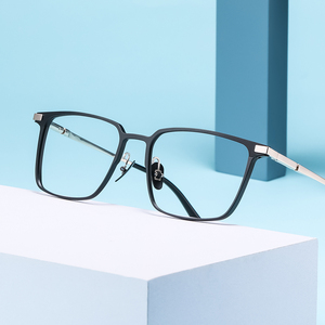 BW3010 occhiali da vista di nuovo design <span class=keywords><strong>montatura</strong></span> in alluminio aeronautico con gambe in titanio occhiali da vista ottici per uomo donna - Product Image 3