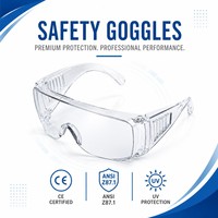 Gafas de Seguridad Antivaho, Transparentes, con Ventilación, para Trabajo de Laboratorio, Industria, Bricolaje y Ferretería