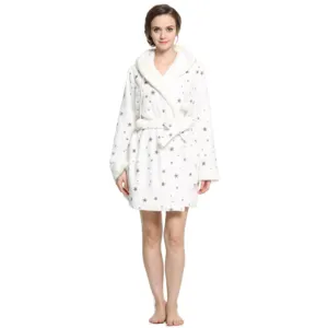 Designers Baddie Plus Size Girls' Women's Sleepwear Coral Velvet Soft Bath Robes