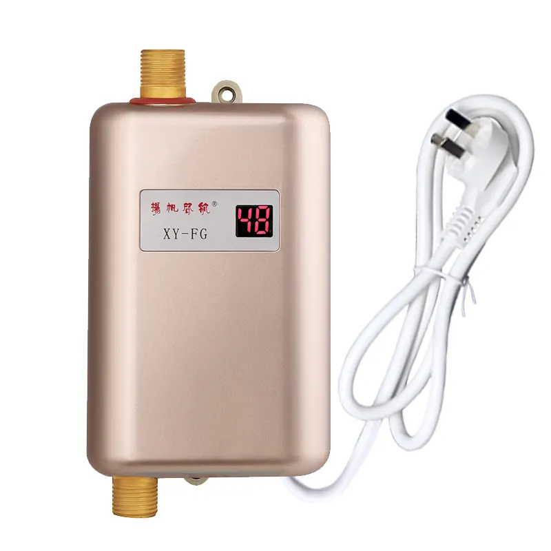 इलेक्ट्रिक Tankless हीटर पानी लगातार तापमान गर्म पानी हीटर रिमोट कंट्रोल के साथ बिजली पानी हीटर