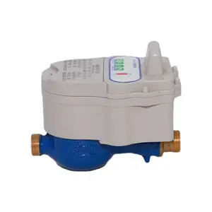 SIERJIA DN15 Blue Body Prepaid Water Meter with Internet Connectivity for Home Use Customizable OEM & ODM Supported Brass Meter