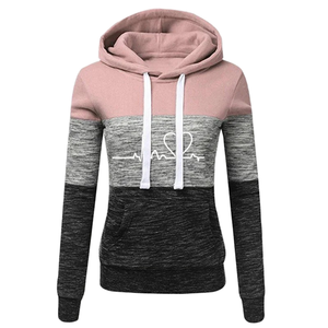 Sudadera con Capucha de Punto para Mujer, Informal, 100% Algodón, Manga Larga, Colores Personalizados para la Temporada de Invierno, Precio Razonable de Mercado 2025 - Product Image 3
