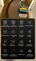 DETCH 8 m 10 m 15 m 20 m 25 m Länge 8 K 2.1 Version HDMI Glasfaserkabel 48 Gbps Hochgeschwindigkeit mit Ethernet