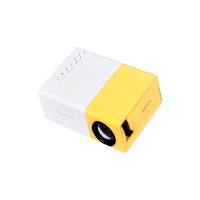 Projecteur LCD YG300, lecteur multimédia domestique, mini-projecteur pour jeux vidéo, télévision, home cinéma, prend en charge la lecture multimédia HD