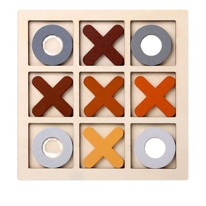 Trẻ em bằng gỗ bàn cờ câu đố tư duy logic đào tạo giải trí giải trí <span class=keywords><strong>Tic</strong></span> <span class=keywords><strong>Tac</strong></span> <span class=keywords><strong>Toe</strong></span> trò chơi Bảng gỗ - Product Image 2