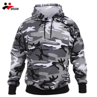 Sweat-shirt à capuche camouflage imprimé par sublimation en gros