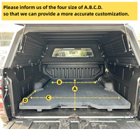 Plateau de chargement coulissant en aluminium pour pick-up 4x4 Toyota Dodge Ram1500 FordF150 Hilux BYD Shark