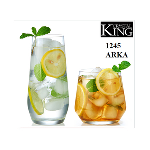 ARKA-Juego de bebidas de cristal, cóctel, té de hielo, zumo, leche, vaso de cristal de pene y Highball, 1245DOF - Product Image 3