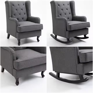 Chaise à <span class=keywords><strong>bascule</strong></span> fabrication personnalisée <span class=keywords><strong>fauteuil</strong></span> tufté classique moderne canapé à <span class=keywords><strong>bascule</strong></span> élégant pour la maison vie école hôpital loisirs - Product Image 2