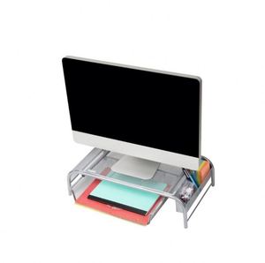 Metal <b>Desk</b> Monitor Stand Riser with Organizer Drawer Monitor Stand for <b>Computer</b> Small Printer Laptop - Product Image 5
