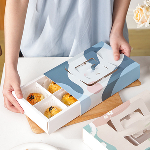 Tùy chỉnh bao bì hộp Chất lượng cao tùy chỉnh Cookie bánh bao bì tráng miệng bánh ngọt bánh cupcake giấy Hộp quà tặng với xử lý - Product Image 3