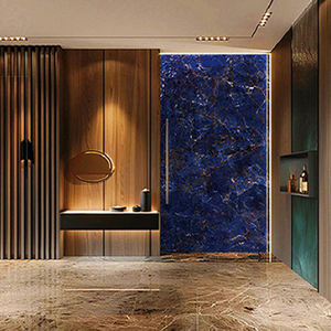 可定制的现代型 <span class=keywords><strong>3</strong></span> 毫米 PVC 防水防紫外线墙板，带 UV 大理石光泽表面，适用于家庭和商业用途 - Product Image 1