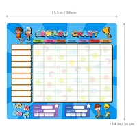 Tableau de récompenses et de punitions pour enfants 2026, tableau de récompenses magnétique en bois, autocollant mural
