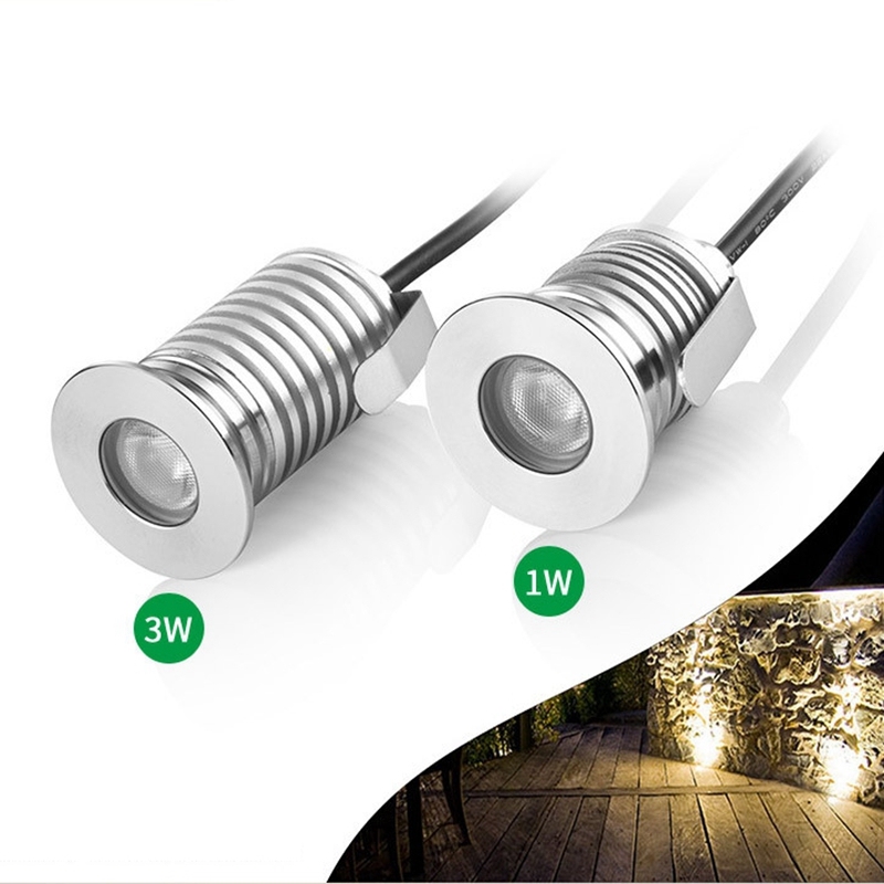 Waterproof Ip67 Deck Step Lamp Terrace Ceiling Spotlight Recessed Stair Light Underground Spot Light Swimming Pool Lighting