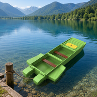 Bateau pliable en LDPE pour 2 à 4 personnes, flottabilité latérale, épaissi et renforcé, centre de gravité bas, écologique et recyclable, idéal pour le matériel de sauvetage