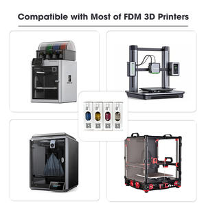 Filament PLA+ pour imprimantes 3D, impression rapide, filaments 3D pour lithophane avec 4 bobines, tiges en plastique, PLA+ 4KG 1.75mm - Product Image 6