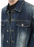 Veste de survêtement de créateur pour hommes, pantalon de jogging en denim ajusté avec trou déchiré, peinture graffiti, jeans baggy vintage