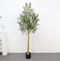 Meilleures ventes : Olives artificielles sur pied, 120-210 cm, plantes vertes artificielles, bonsaïs pour la décoration de mariages, maisons et centres commerciaux