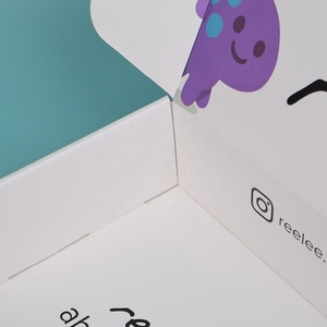 Boîtes en carton ondulé kraft et vert avec doublure en mousse gaufrée, logo personnalisé imprimé, boîtes d'expédition pour coffrets cadeaux et emballages d'<span class=keywords><strong>abonnement</strong></span> - Product Image 6
